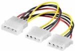 Goobay Cablu adaptor molex 5.25 la 2x5.25 molex 15cm Goobay (50684)