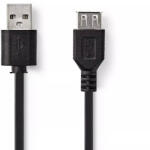 Nedis Cablu Nedis USB 2.0 A tata - USB A mama 2m (CCGP60010BK20) - pretexpert