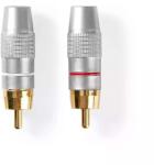 Nedis Set Conectori RCA tata aurit metal gri 2buc Nedis (CAGC24903ME) - pretexpert