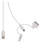 Valueline Cablu USB 2.0 - micro USB lightning 30p 1m alb VALUELINE (VLMP39410W1.00) - pretexpert