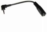  Cablu adaptor Jack 2.5 mm 90 grade la 3.5 mm mama pe fir 5cm negru ZLA0580 (ZLA0580)