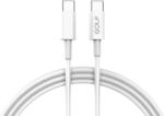 GOLF Cablu USB tip C la USB tip C 1m Golf Data Sync TPE PD 65W Quick Charge alb GC-81c A0115916 (GC-81c) - pretexpert
