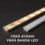 PHENOM Profil din aluminiu pentru benzi LED 2000x23x8mm Phenom (41011A2) - pretexpert