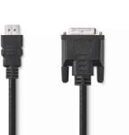 Nedis Cablu HDMI - DVI-D 24+1 pin tata 2m Nedis (CCGB34800BK20) - pretexpert