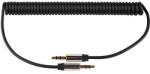 M-Life Cablu spiralat Jack 3.5 mm STEREO tata-tata 1m M-LIFE (ML0804) - pretexpert
