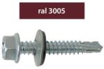 Profix Suruburi Perforatoare Ral 3005-Visiniu 4.8 X 20 Mm, 250 Bucati (MK-ODI203005)