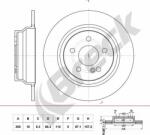 Delphi Frana disc Disc frana Delphi BG3757 (DELPHIBG3757)