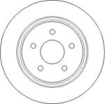Ferodo Frana disc Disc frana Ferodo DDF2058C - compatibil Ford (FERODODDF2058C)