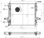 MTR Radiator racire apa, ulei Radiator apa, Piese MTR 13054874 - compatibil Volvo (MTR13054874)