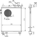 MTR Radiator racire apa, ulei Radiator apa, Piese MTR 13054414 - compatibil Hyundai (MTR13054414)