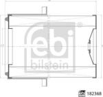 FEBI Bilstein Filtru aer FEBI Bilstein 182368 (FEBIBILSTEIN182368)
