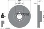 Textar 92262705 - Disc frana Fata dreapta PORSCHE CAYENNE. VW TOUAREG 3.0D - 4.8 11.04 - - Textar-92262705 (TEXTAR92262705)