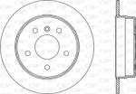 Delphi Frana disc Disc frana Delphi BG3710 - compatibil Mercedes-Benz (DELPHIBG3710)
