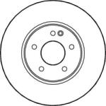 Ferodo Frana disc Disc frana Ferodo DDF1136C - compatibil Mercedes-Benz, Chrysler (FERODODDF1136C)