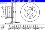 LPR Frana disc Disc frana LPR M2681P - compatibil Mercedes-Benz, Vw (LPRM2681P)