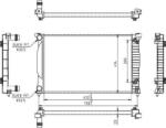 MTR Radiator racire apa, ulei Radiator apa, Piese MTR 13054589 - compatibil Audi (MTR13054589)