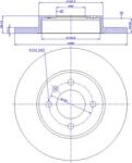 Ferodo Frana disc Disc frana Ferodo DDF205 - compatibil Seat, Vw (FERODODDF205)