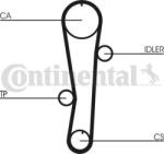 Continental Set curea distributie Continental CT942WP1 - compatibil Hyundai, Kia (CONTINENTALCT942WP1)