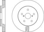 Delphi Frana disc Disc frana Delphi BG9055 - compatibil Subaru (DELPHIBG9055)