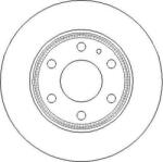 Delphi Frana disc Disc frana Delphi BG4164 - compatibil Iveco (DELPHIBG4164)