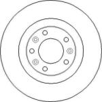 Bosch Frana disc Disc frana Bosch 0 986 479 C25 (BOSCH0986479C25)