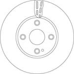 TRW Frana disc Disc frana TRW DF6793 (TRWDF6793)