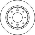 Delphi Frana disc Disc frana Delphi BG3336 - compatibil Kia (DELPHIBG3336)