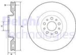 Delphi Frana disc Disc frana Delphi BG4556 - compatibil Fiat, Opel, Vauxhall (DELPHIBG4556)