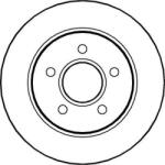Bosch Frana disc Disc frana Bosch 0 986 479 B80 (BOSCH0986479B80)