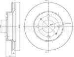 Nipparts Frana disc Disc frana Nipparts J3301071 - compatibil Nissan (NIPPARTSJ3301071)