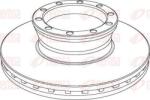 Trucktec Frana disc Disc frana Trucktec 05.35. 011 - compatibil Citroen (TRUCKTEC0535011)