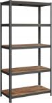 SONGMICS Polc Brety 100 cm barna-fekete (0194343035772)