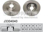 Nipparts Frana disc Disc frana Nipparts J3304040 - compatibil Honda, Acura (NIPPARTSJ3304040)