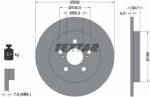 Textar Frana disc Disc frana Textar 92224003 (TEXTAR92224003)