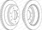 Ferodo Frana disc Disc frana Ferodo DDF1385C - compatibil Mitsubishi (FERODODDF1385C)