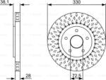 Delphi Frana disc Disc frana Delphi BG4759C - compatibil Fiat, Dodge, Chrysler, Vw (DELPHIBG4759C)