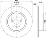 Textar Frana disc Disc frana Textar 92169503 - compatibil Toyota (TEXTAR92169503)