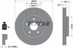 Textar Frana disc Disc frana Textar 92168803 (TEXTAR92168803)