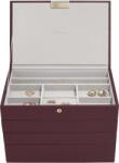 Stackers Cutie de bijuterii Classic Stackers cvadruplă, bordo (76862)