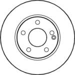 Delphi Frana disc Disc frana Delphi BG3845C (DELPHIBG3845C)