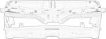 BMW Elemente caroserie, Aripa, Bara protectie Partea frontala, Grila radiator BMW 51747255413 - compatibil Bmw (BMW51747255413)