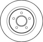 Ferodo Frana disc Disc frana Ferodo DDF1497C (FERODODDF1497C)