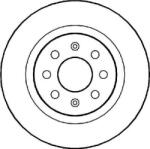 Delphi Frana disc Disc frana Delphi BG3945 (DELPHIBG3945)