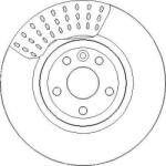 FEBI Bilstein Frana disc Disc frana FEBI Bilstein 107220 - compatibil Jaguar, Land - FEBI Bilstein (FEBIBILSTEIN107220)