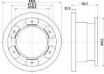 FEBI Bilstein Frana disc Disc frana FEBI Bilstein 29161 (FEBIBILSTEIN29161)