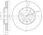 ATE Frana disc Disc frana ATE 24.0322-0151.1 - compatibil Audi, Vw, Seat, Skoda (ATE24032201511)