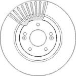 Zimmermann Frana disc Disc frana Zimmermann 285.3519. 52 - compatibil Kia, Hyundai (ZIMMERMANN285351952)