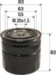 Valeo Filtru ulei Valeo 586062 - compatibil Rover, Honda, Acura, Isuzu (VALEO586062)