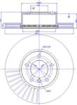 Ferodo Frana disc Disc frana Ferodo DDF1717C - compatibil Bmw (FERODODDF1717C)