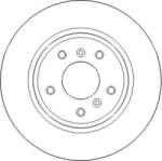 Ferodo Frana disc Disc frana Ferodo DDF2683C - compatibil Renault, Nissan (FERODODDF2683C)